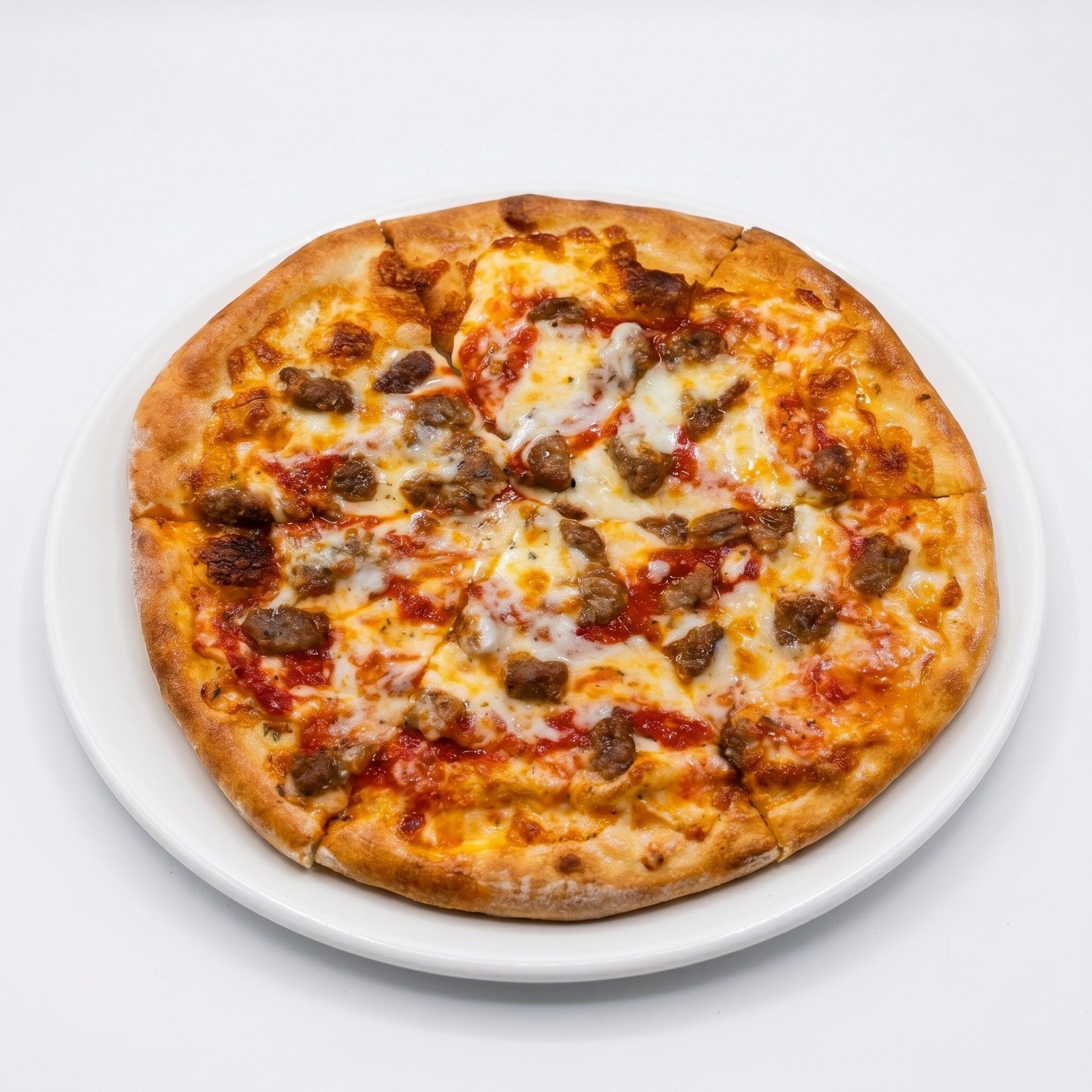One Standard Topping Pizza.